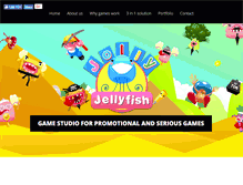 Tablet Screenshot of jollyjellyfish.com